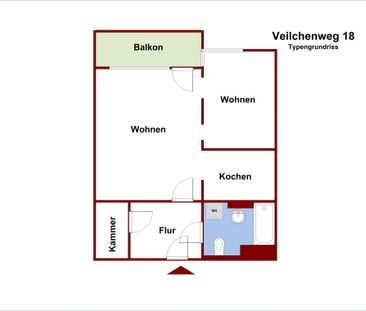 Einziehen und wohlfühlen: 1 Zimmer, Balkon, Aufzug - Foto 1