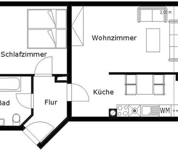 2-Raum-Wohnung in ruhiger Wohnlage - Photo 4