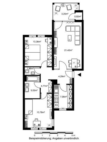 Schöne Wohnung mit Balkon in Wiesbaden sucht SIE - Foto 5