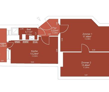 * Gepflegte 2-Raumwohnung mit Balkon und Weitblick in Dresden Löbta... - Foto 1