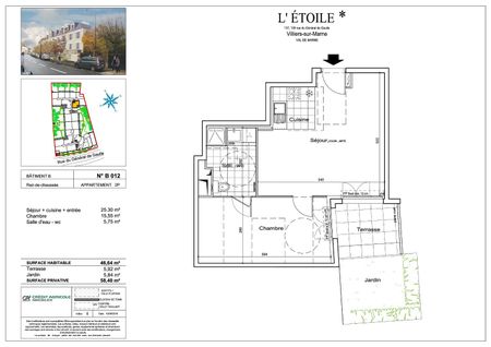 location Appartement T2 DE 46.6m² À VILLIERS SUR MARNE - Photo 5