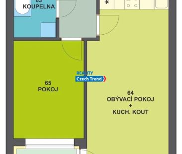 Pronájem bytu 2+kk, 54 m - Photo 2