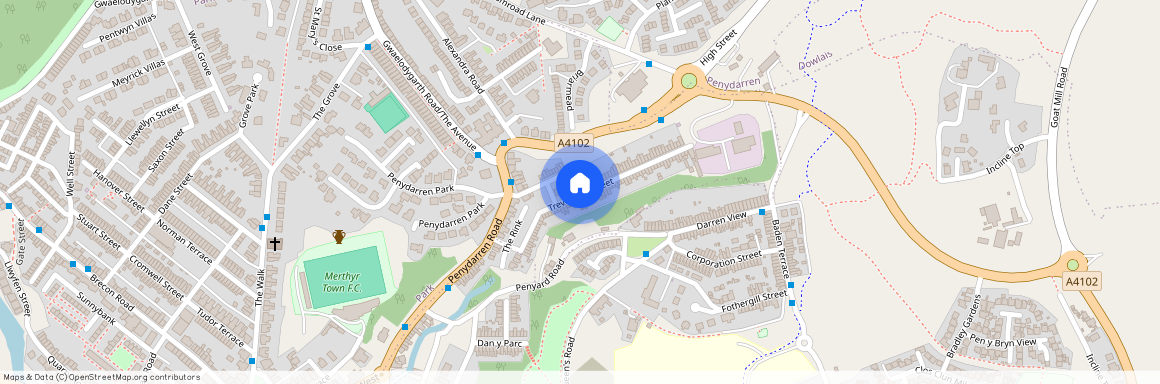 Trevethick St, Merthyr Tydfil, CF47