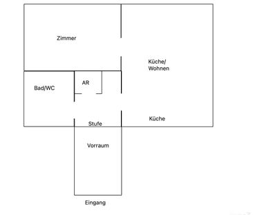GU_NORD Übelbach, Wohn-Küche, Bad und Schlafzimmer - Foto 2