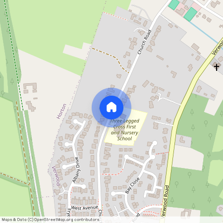 Wimborne, Three Legged Cross, Church Road, BH21, Dorset