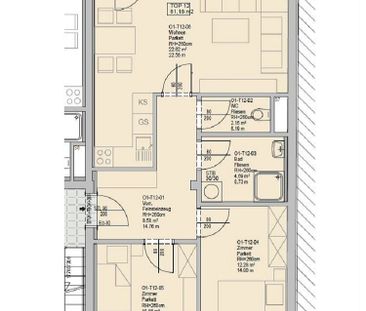 Schöne, helle 3-Zimmer-Wohnung mit Balkon und KFZ-Tiefgaragenabstel... - Foto 5