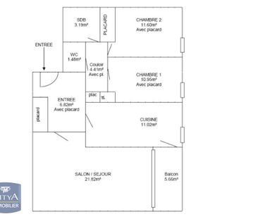 Location Appartement 3 pièces 71m² ANGERS 49100 - Photo 6