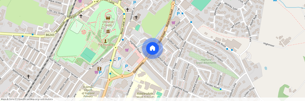 Peel Street, Clitheroe, Lancashire, BB7