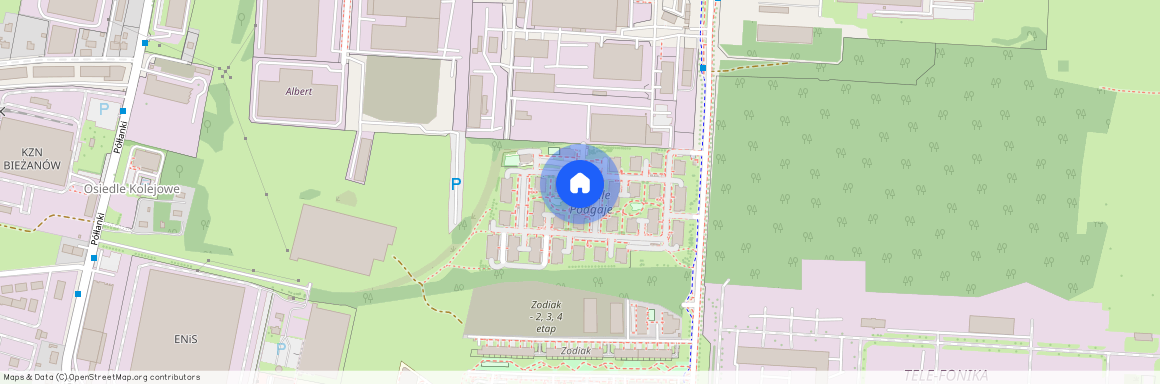 ul. Mariana Domagały, Złocień, Bieżanów-Prokocim, Kraków, małopolskie