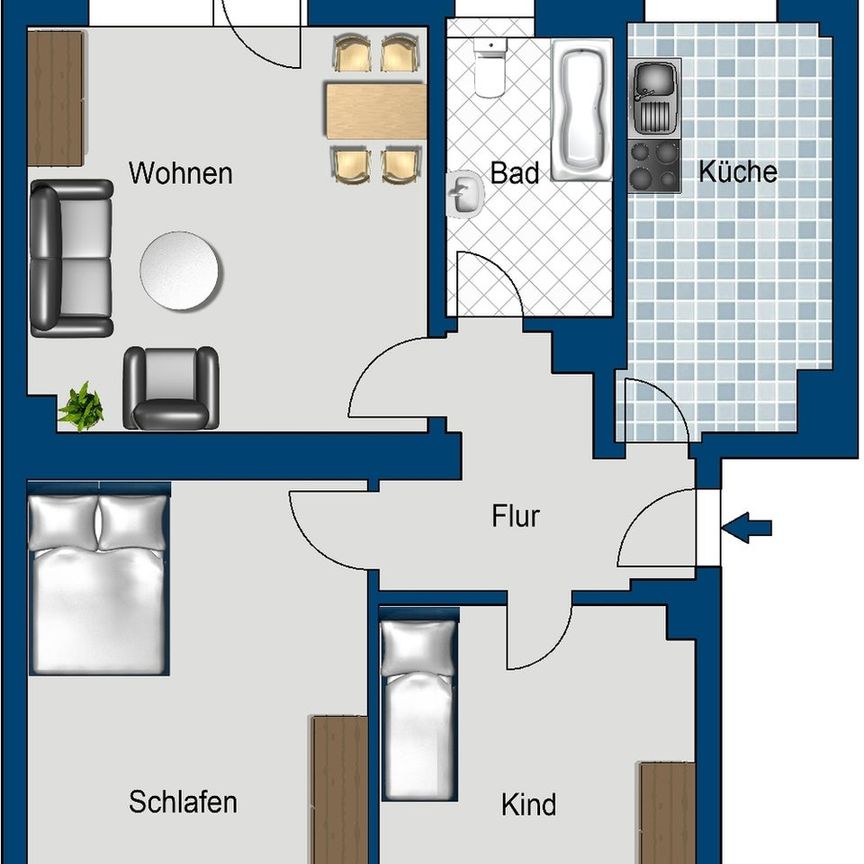 Bergmannstr. 66, 01309 Dresden OT Striesen-Süd - Foto 2