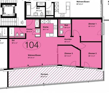 Helle 4.5-Zimmerwohnung mit Waldsicht an ruhiger Lage in Langwiesen - Foto 5