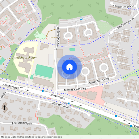 Mäster Karls väg 9, Villastaden