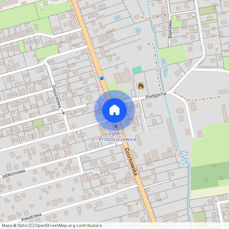 Ozorkowska, Zgierski, Zgierz, Proboszczewice, Zgierz