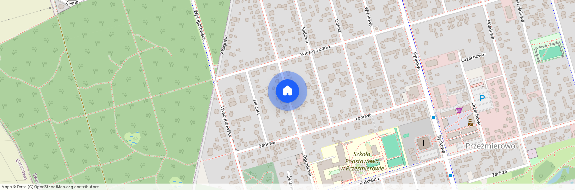 ul. Ogrodowa, Przeźmierowo, Tarnowo Podgórne, poznański, wielkopolskie