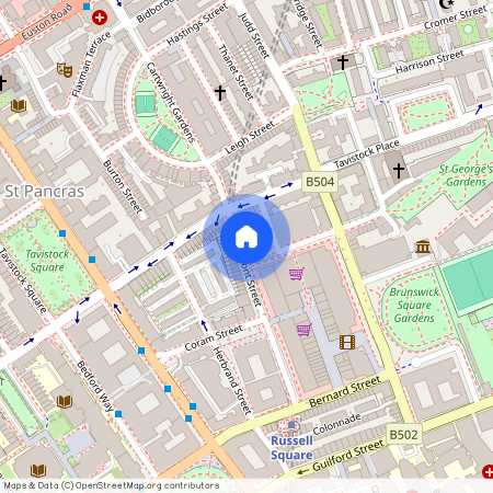 Marchmont Street, Bloomsbury, WC1N