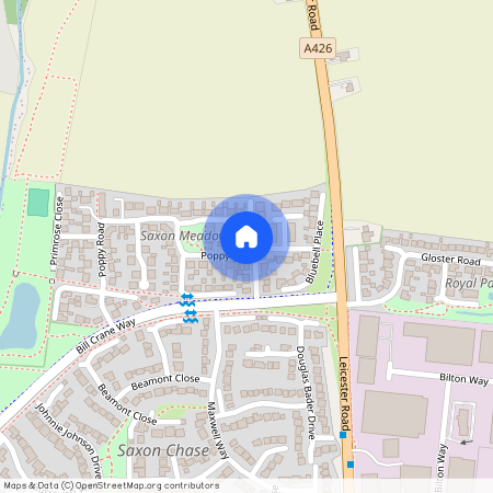Bluebell Place, Lutterworth, LE17