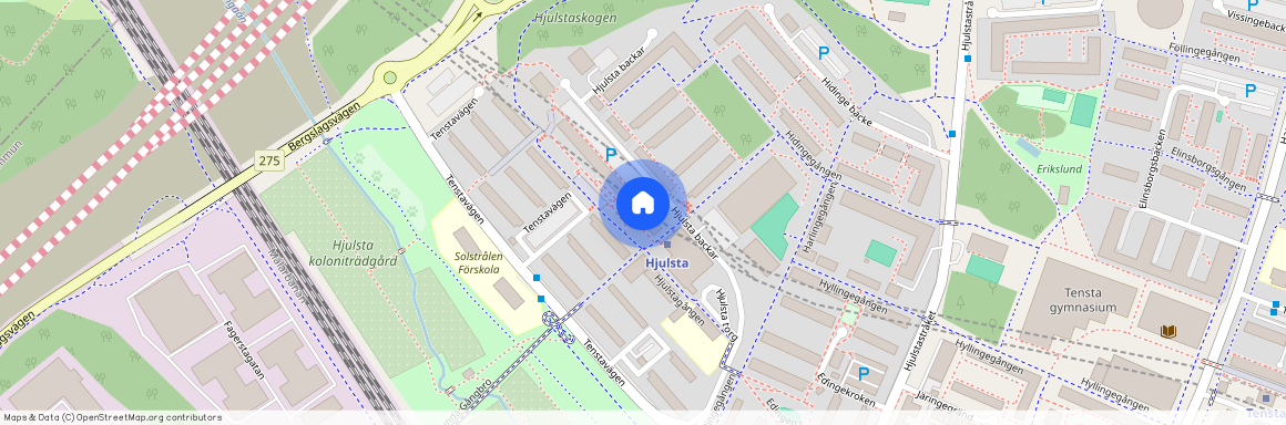 Hjulsta Backar 17, Tensta