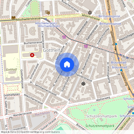 4054, Basel, Thannerstrasse, 80