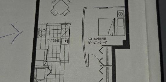 appartement à Louer 3 1/2 - Photo 2