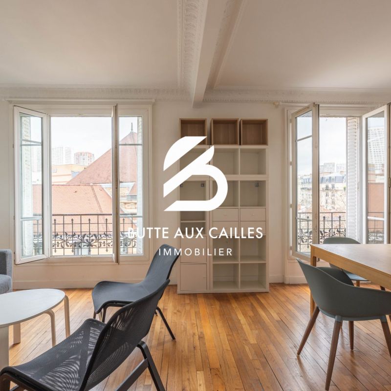 BUTTE AUX CAILLES - PLACE ABBE GEORGES HENOCQUE - 3 PIECES (57 m - Photo 1