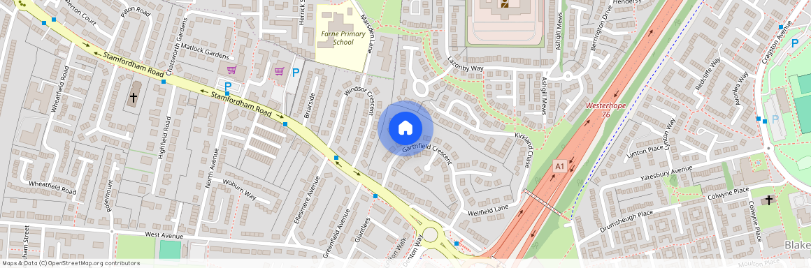 Garthfield Corner, Westerhope, Newcastle Upon Tyne