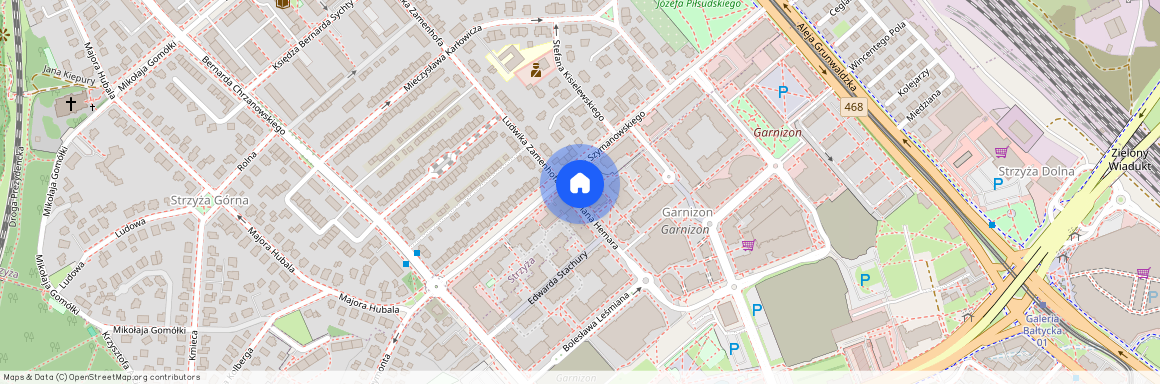 ul. Edwarda Stachury, Strzyża, Gdańsk, pomorskie