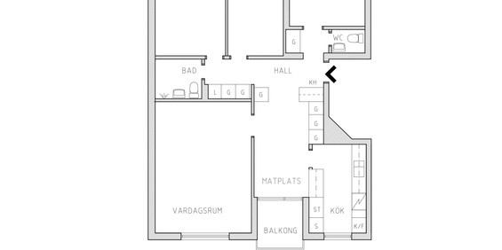 Styrmansgatan 55 A, våning None - Foto 3