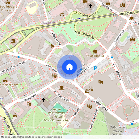 Warszawa, M., Warszawa, Śródmieście, Senatorska