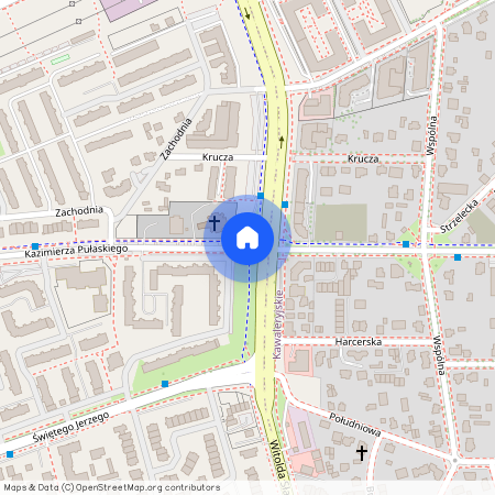 ul. Kazimierza Pułaskiego, Nowe Miasto, Białystok, podlaskie