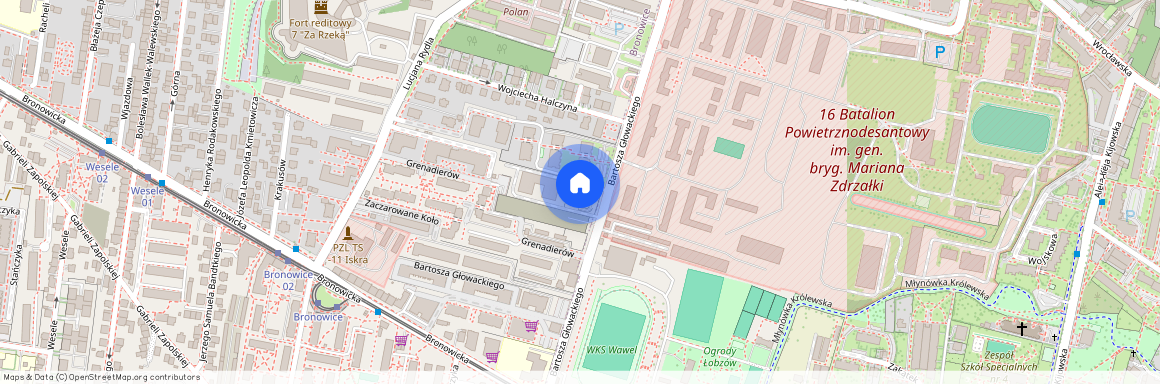 ul. Bartosza Głowackiego, Bronowice, Bronowice, Kraków, małopolskie