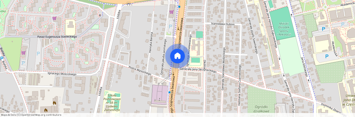 Jerzego Szajnowicza-Iwanowa, Tysiąclecie, Częstochowa, śląskie