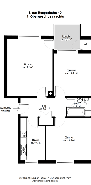 Gepflegte Balkonwohnung in ruhiger Wohnanlage - Photo 1