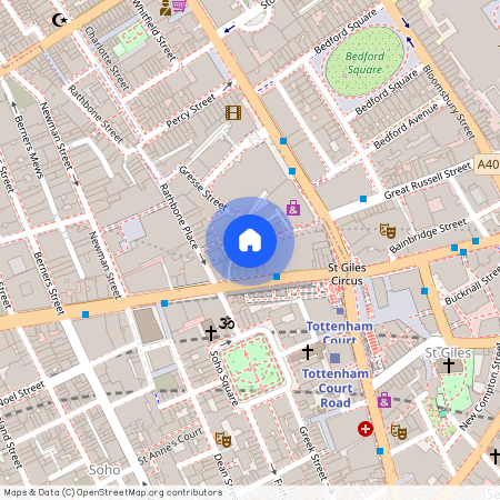 Hanway Street, Hanway Gardens, Fitzrovia, W1T