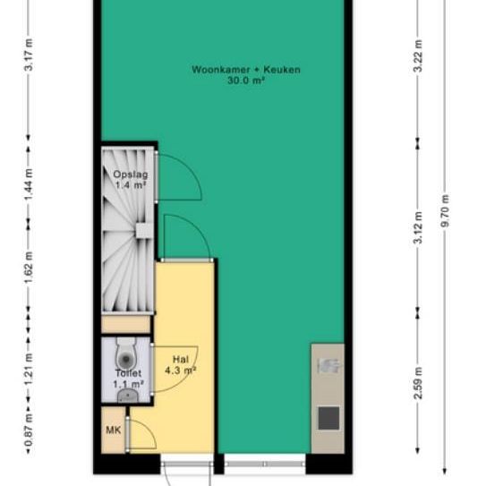 Huis te huur: Duizendblad 1 2421 NS Nieuwkoop - Photo 1