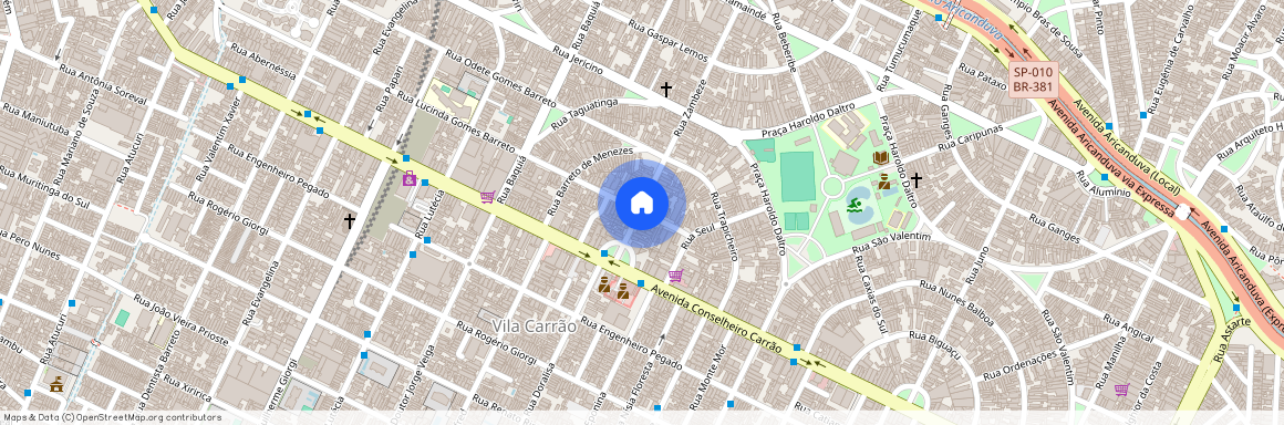 Rua Zambeze, Vila Carrão, Vila Carrão, São Paulo