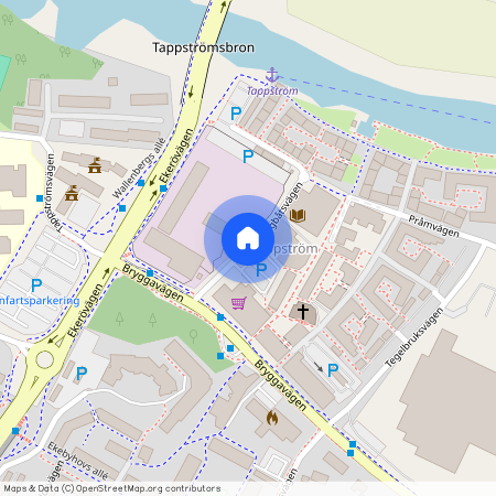 Ångbåtsvägen, Ekerö