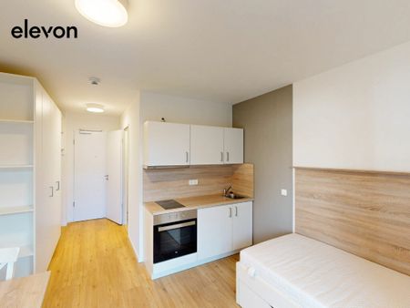 Voll möbliert und in bester Lage - Stilvoll eingerichtetes 1-Zimmer-Apartment im elevon! - Photo 3