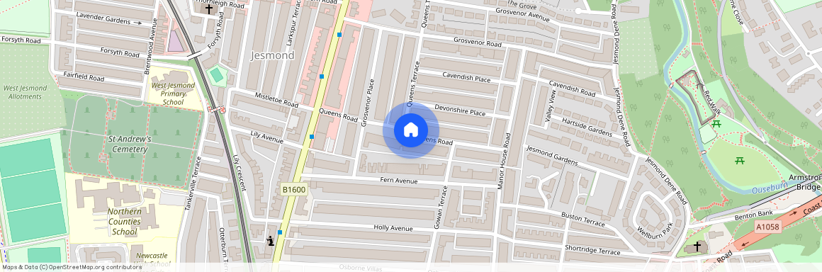 Flat C, 74-76, Queens Road, Jesmond, Newcastle Upon Tyne, NE2 2PR