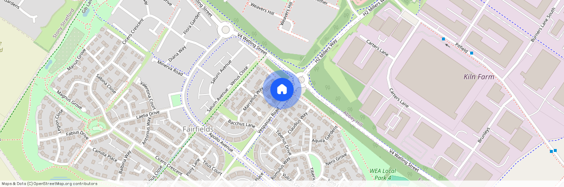 Vespasian Road, Fairfields