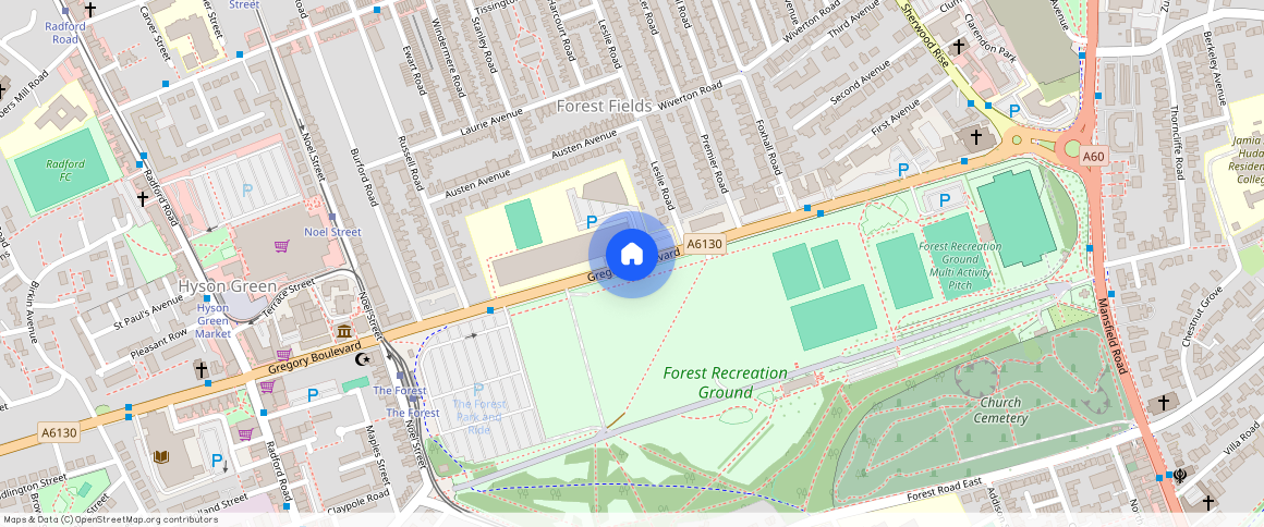 Gregory Boulevard, Nottingham NG7