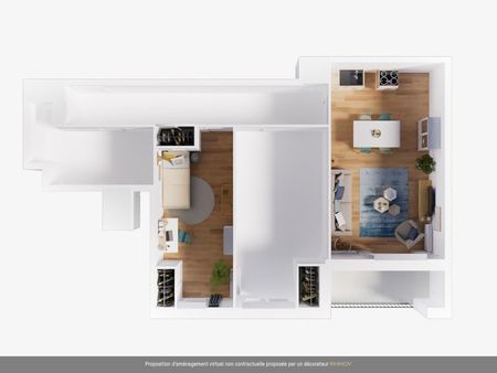 location Appartement T3 DE 66m² À BOBIGNY - Photo 5