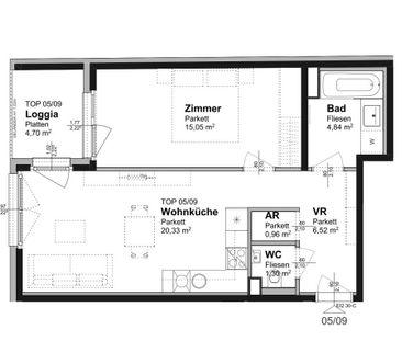 Nur 17min nach Wien Mitte... Neubauwohnung mit Loggia!! - Foto 2