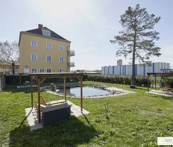 Bestlage Kaiserebersdorf! Möblierte 2-Zimmer-Wohnung für Singles oder Paare mit Balkon, Gartennutzung und Schwimmbiotop - Photo 3