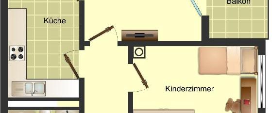 Demnächst frei! 3-Zimmer-Wohnung in Düsseldorf Garath - Foto 1