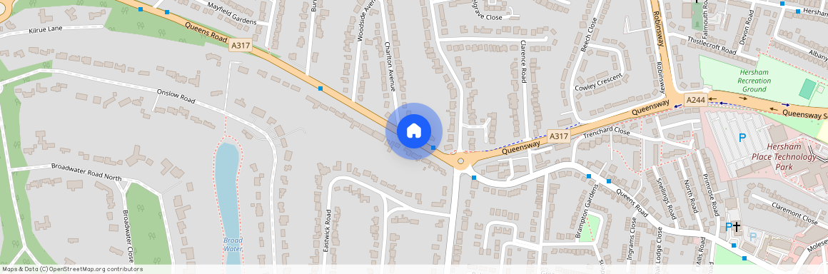 Hersham, Walton-on-Thames, Queens Road, KT12 5LD, Surrey