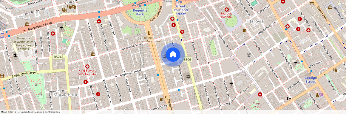 Weymouth Street, Marylebone, W1W