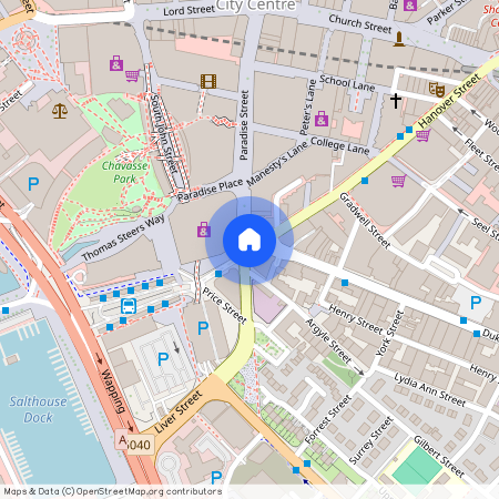 Hanover Street, Liverpool, Merseyside, L1