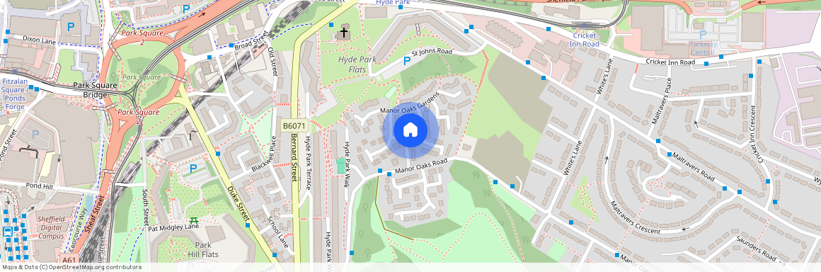 Manor Oaks Gardens, Sheffield, S2