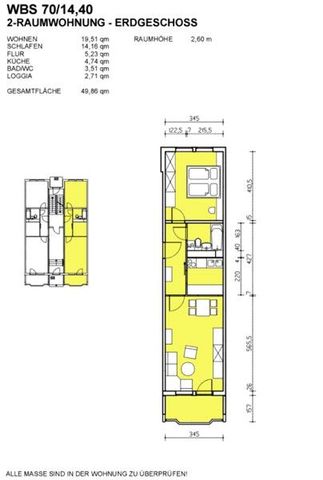 2-Zimmer im Erdgeschoss (WBS) - Foto 2