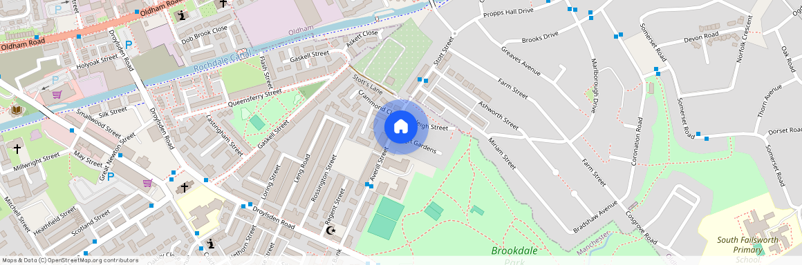 Albert Gardens, Manchester, M40